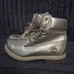 Timberland Metallic Gold Boots